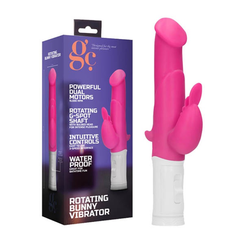 GC. Rotating Bunny Vibrator - Pink